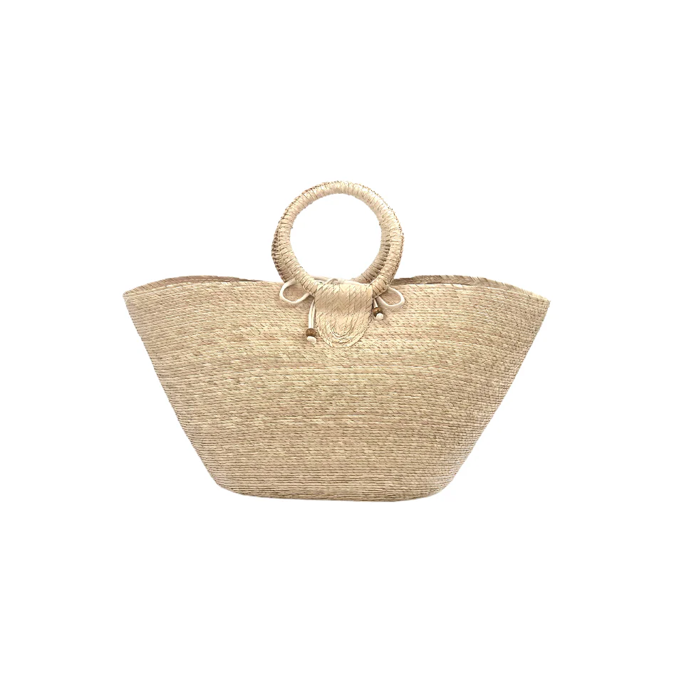 Palm Leaf Beach Bag