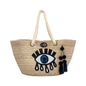 Nautical Rope Turkish Eye Palm Leaf Bag